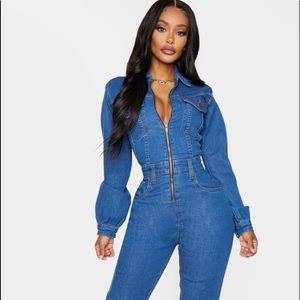 Denim jumpsuit
